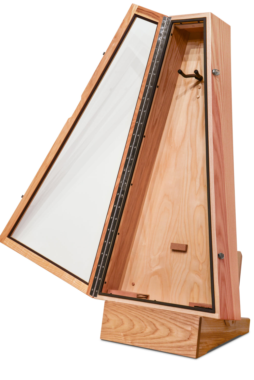 ClimaStand Triangle Humidor with Base - Northern White Ash Acoustic Remedy Cases