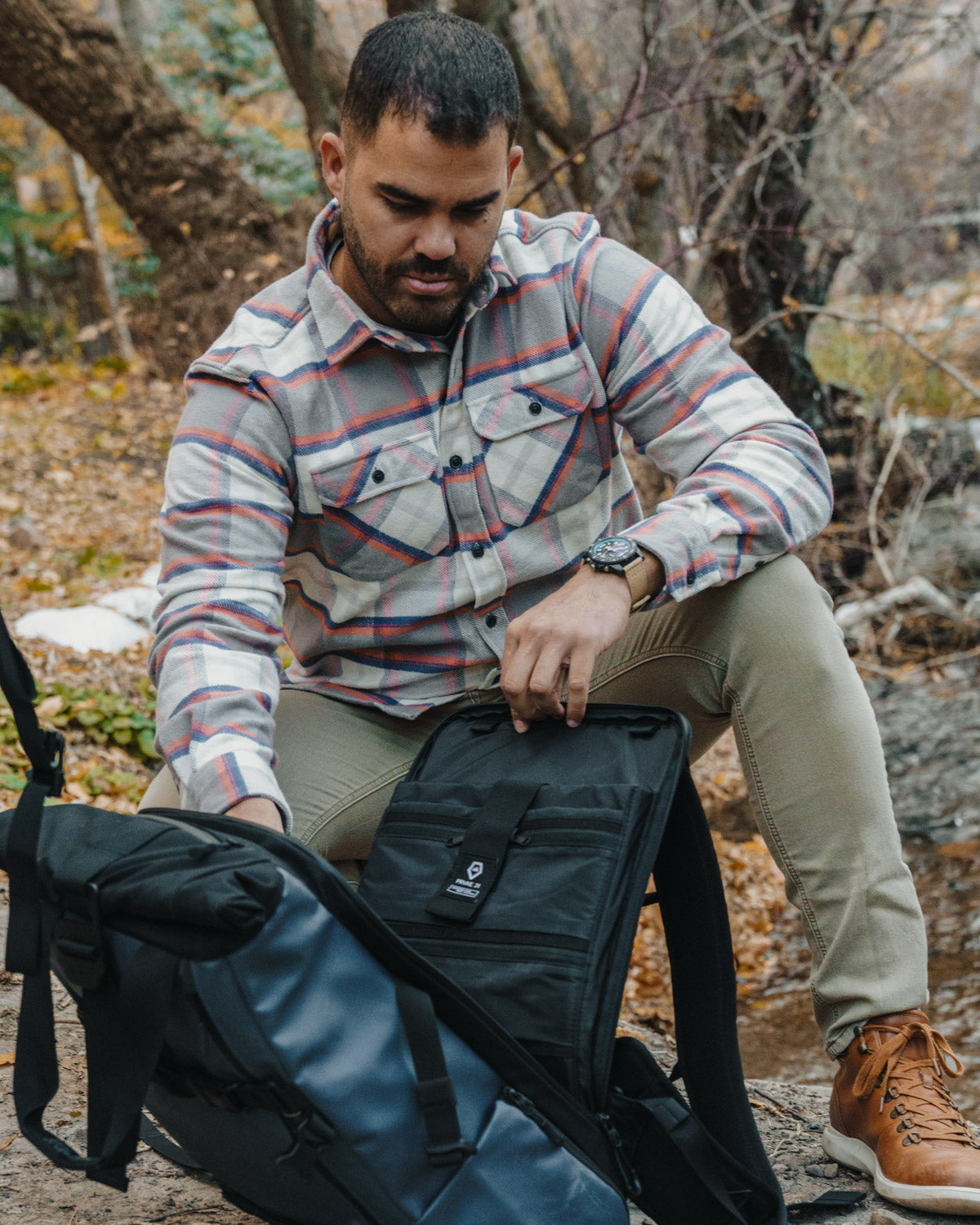 Grand Flannel, Plaid Salmon MuskOx Flannels