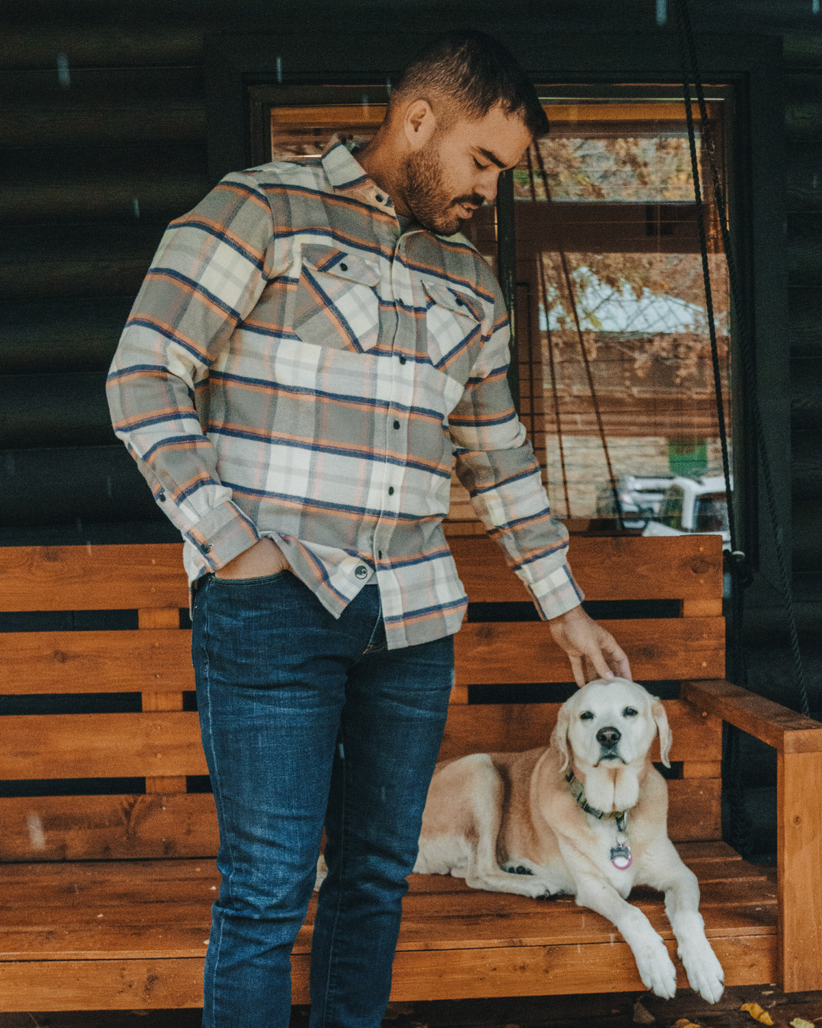 Grand Flannel, Plaid Salmon MuskOx Flannels