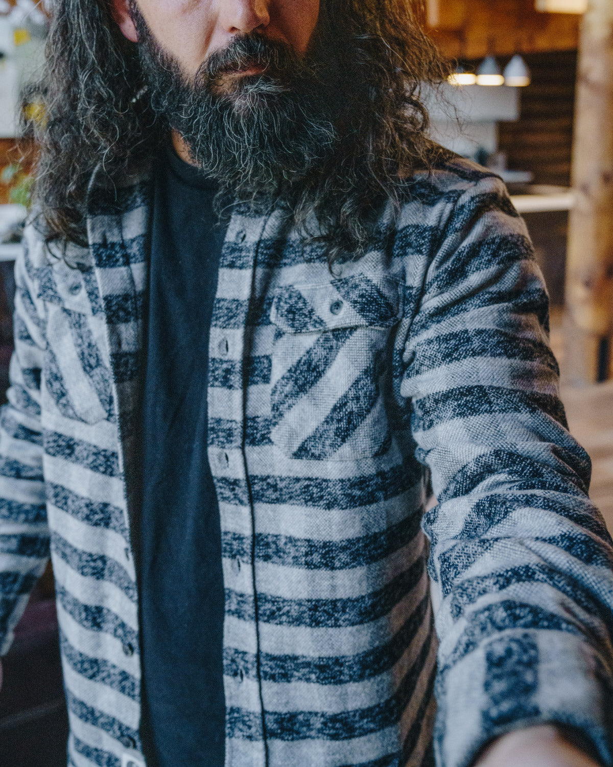 Grand Flannel, Charcoal Gingham MuskOx Flannels