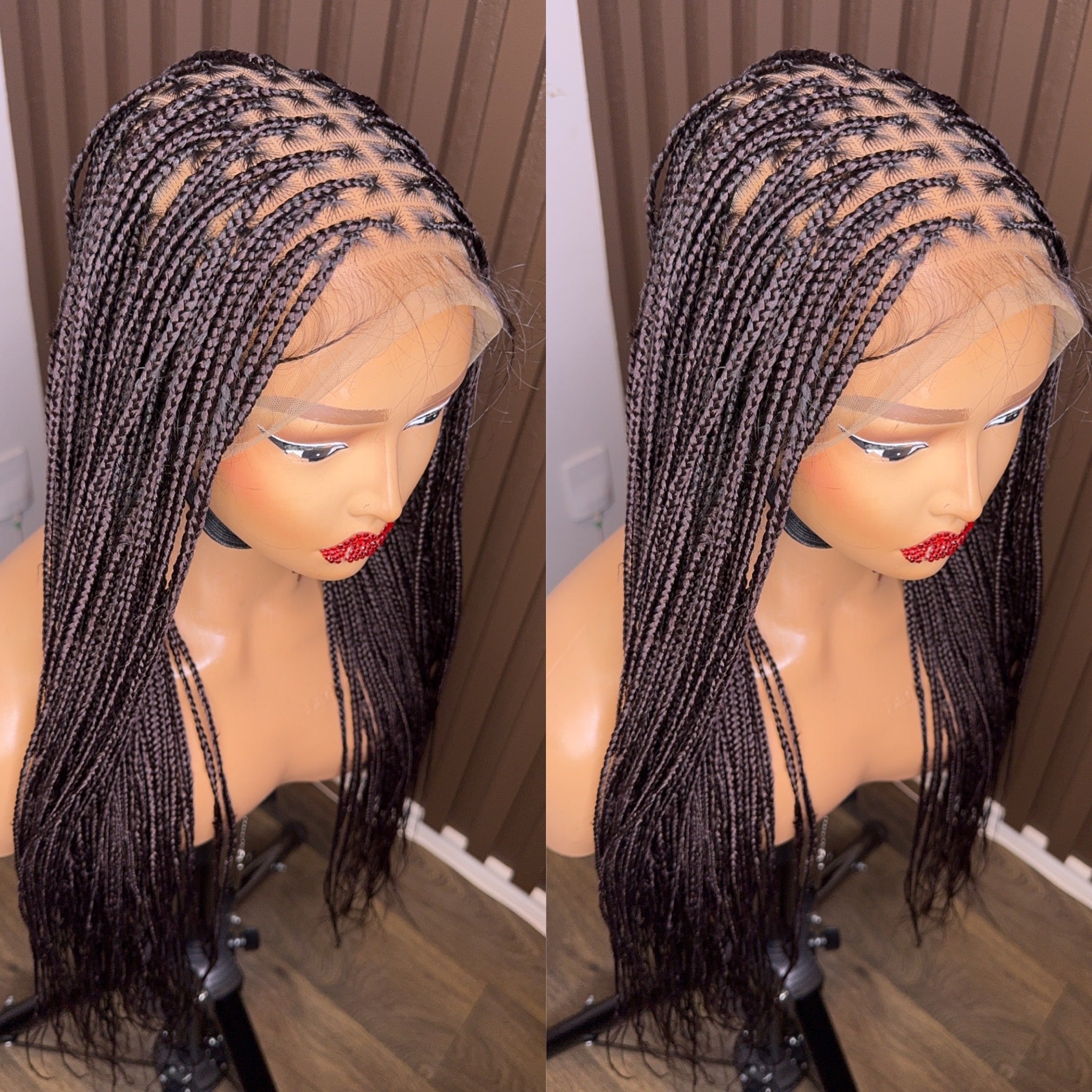 22 inches brown knotless braids HOL stores