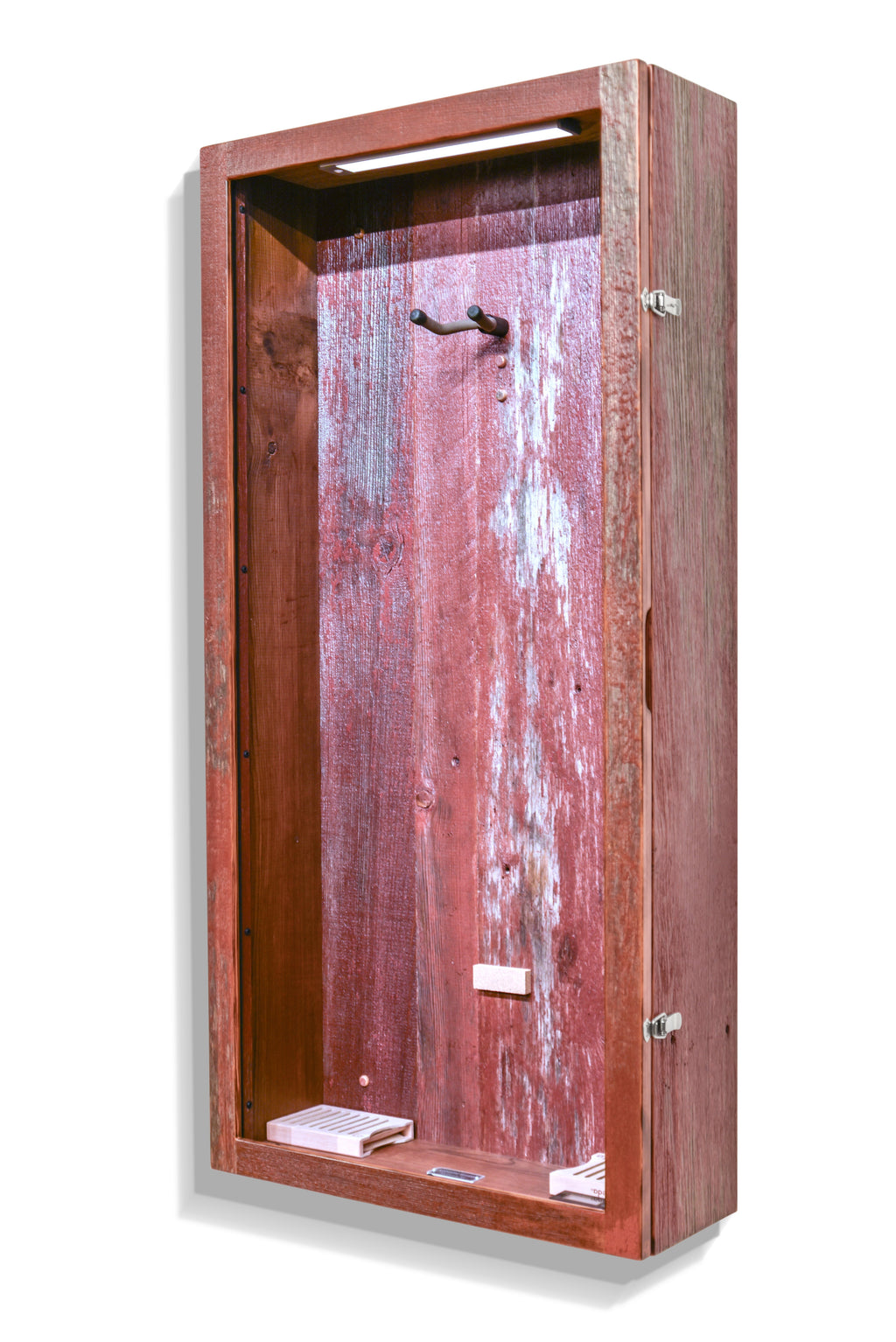 ClimaCase Rectangle Humidor - Reclaimed Barnwood (Red) Acoustic Remedy Cases