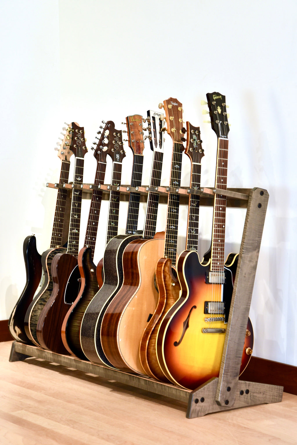 Traditional StringRack - Flamed Maple - Antique Slate Acoustic Remedy Cases