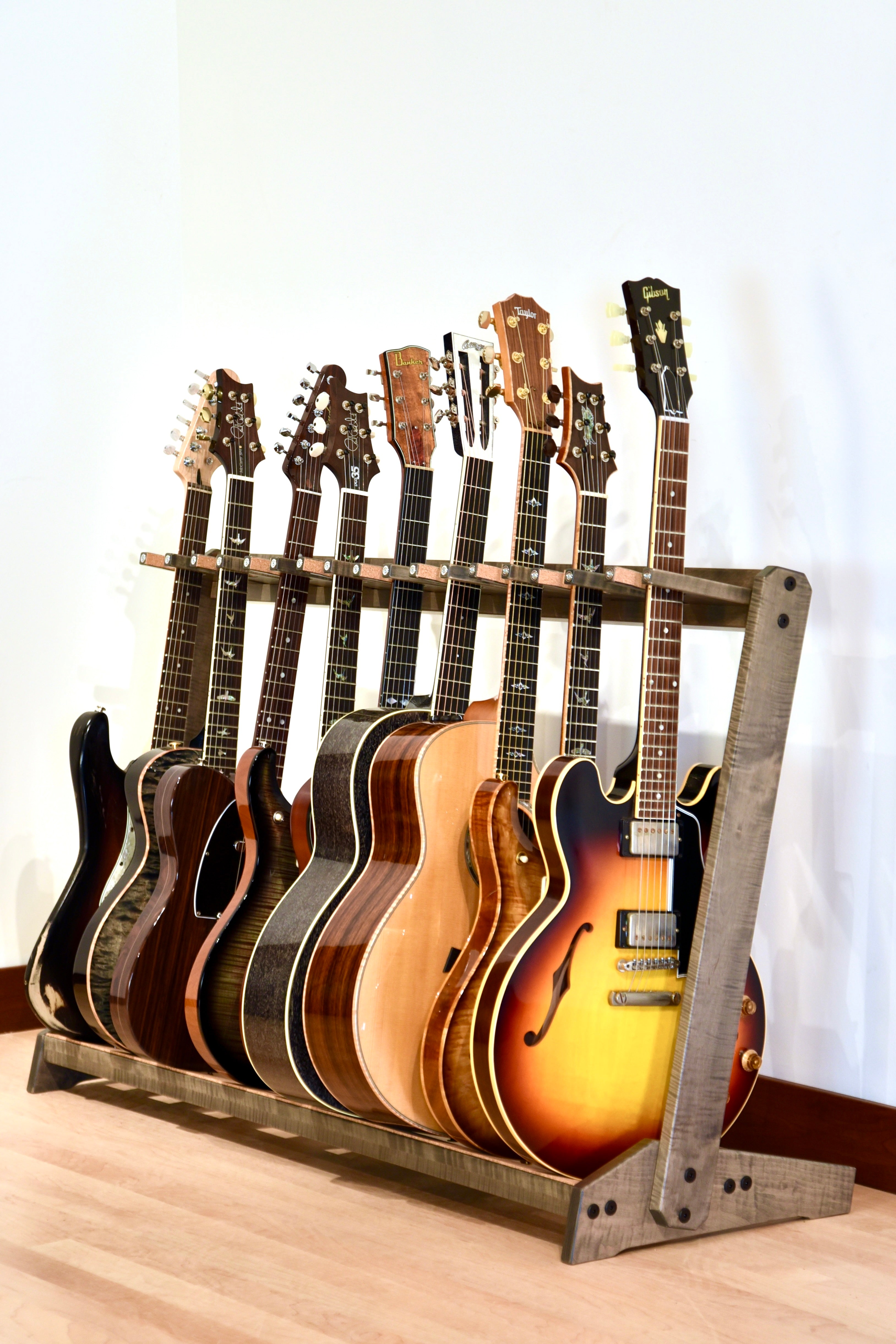 Traditional StringRack - Flamed Maple - Antique Slate Acoustic Remedy Cases