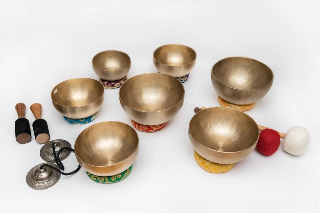 Matte Singing Bowl Set Sukha Sound Healing & Singing Bowls