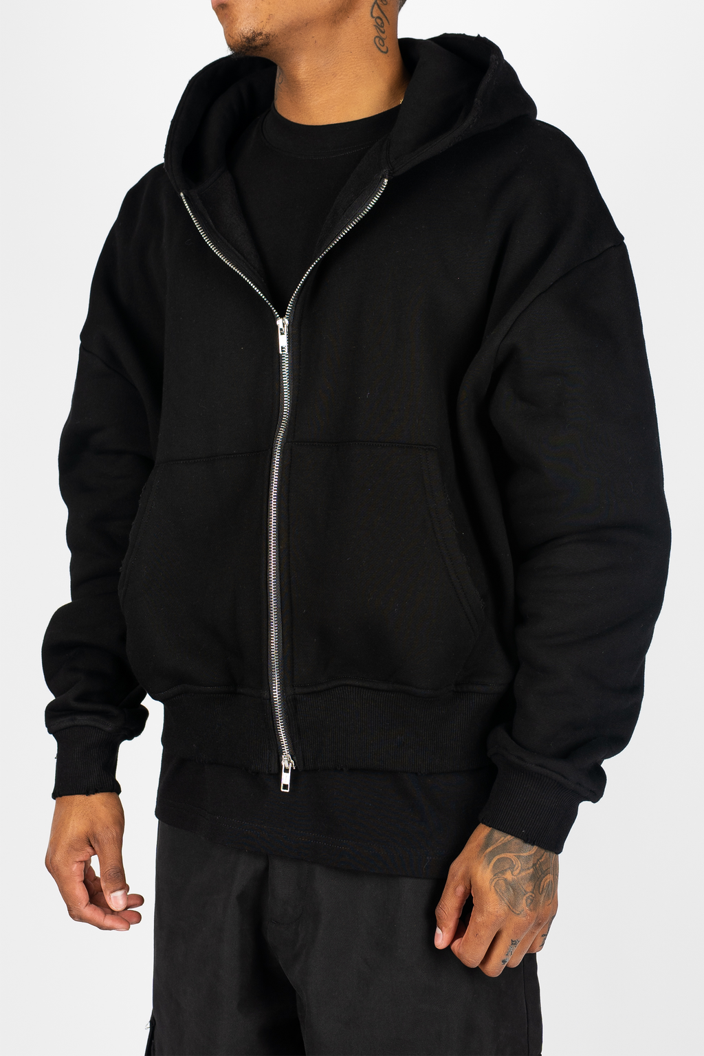 The Label Weathered Zip Up Superline