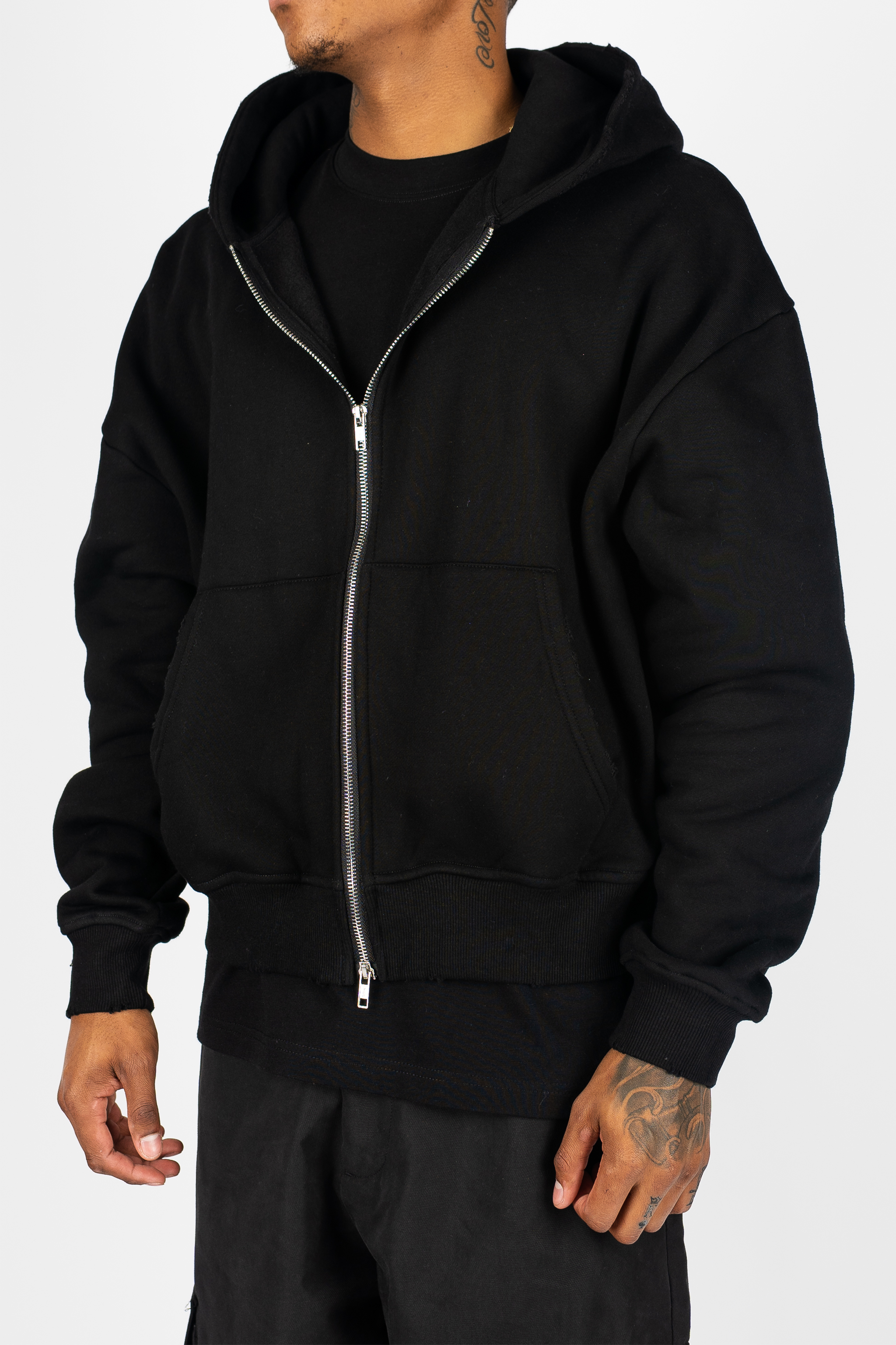 The Label Weathered Zip Up Superline