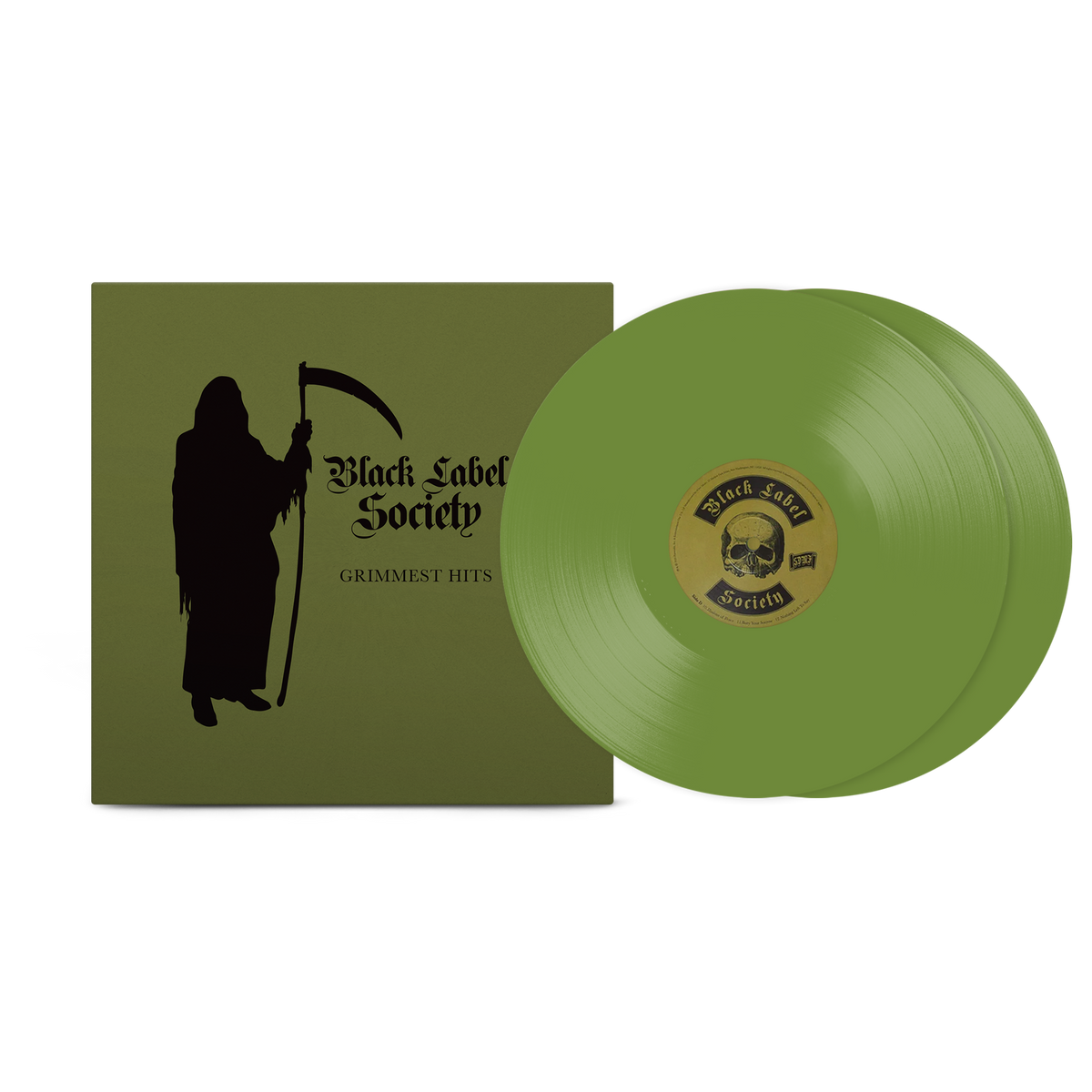 Black Label Society - Grimmest Hits on Forest Green Double Vinyl MNRK Heavy