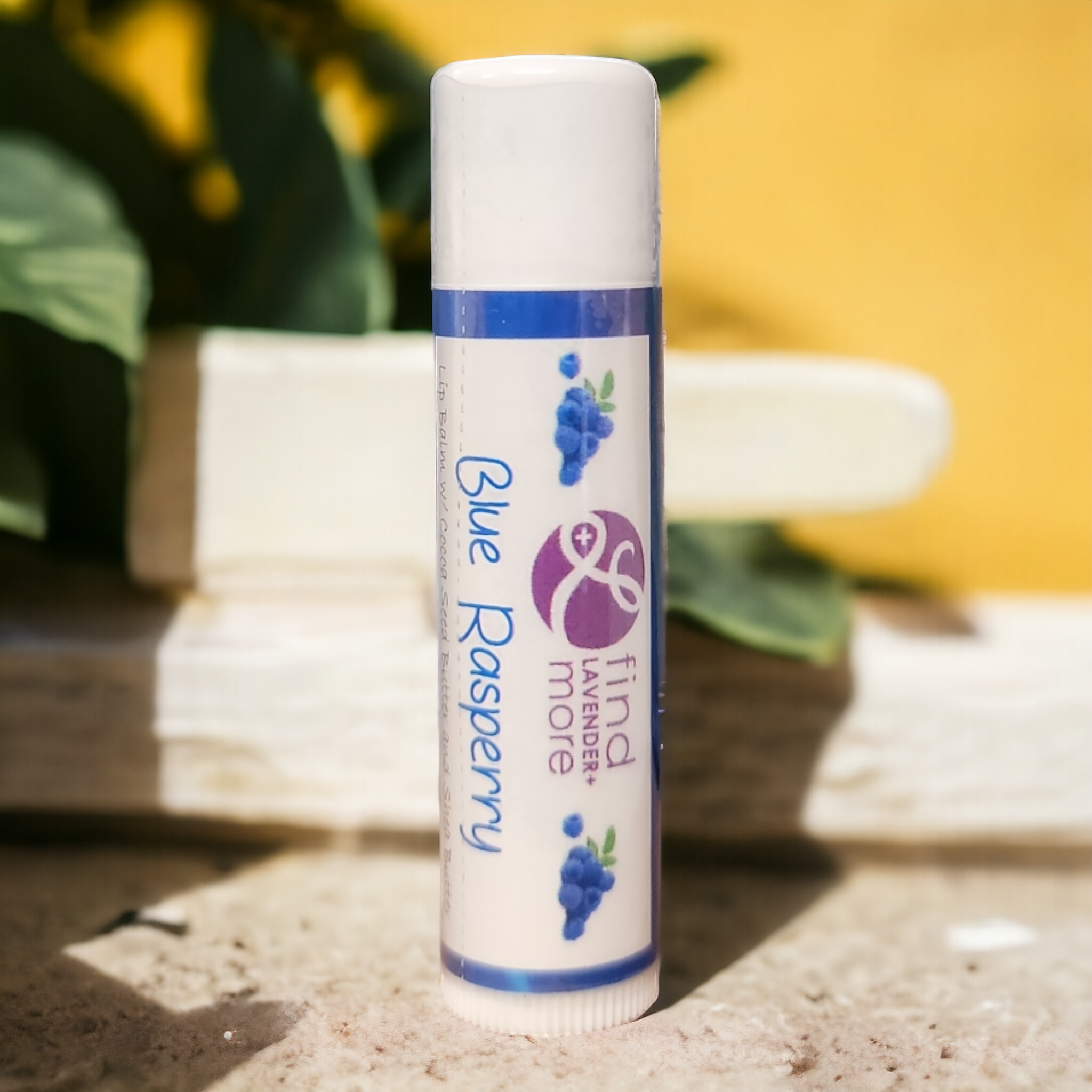 Natural Shea Butter Lavender Lip Balm Set 3-Pack Findlavender.com