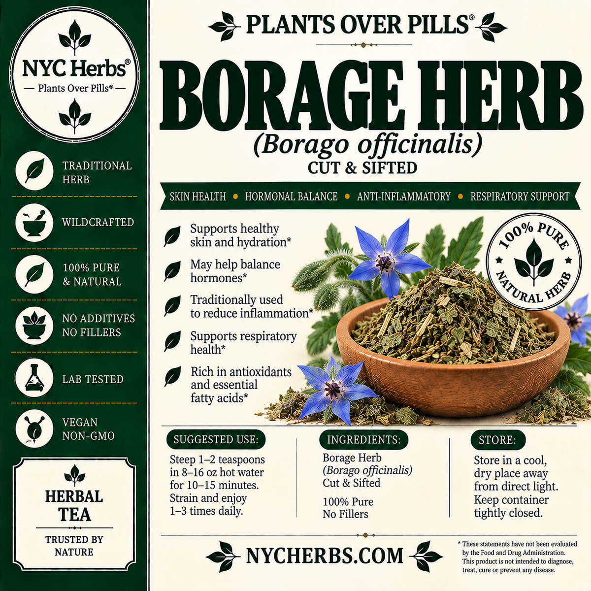 Borage Herb NYC Herbs®