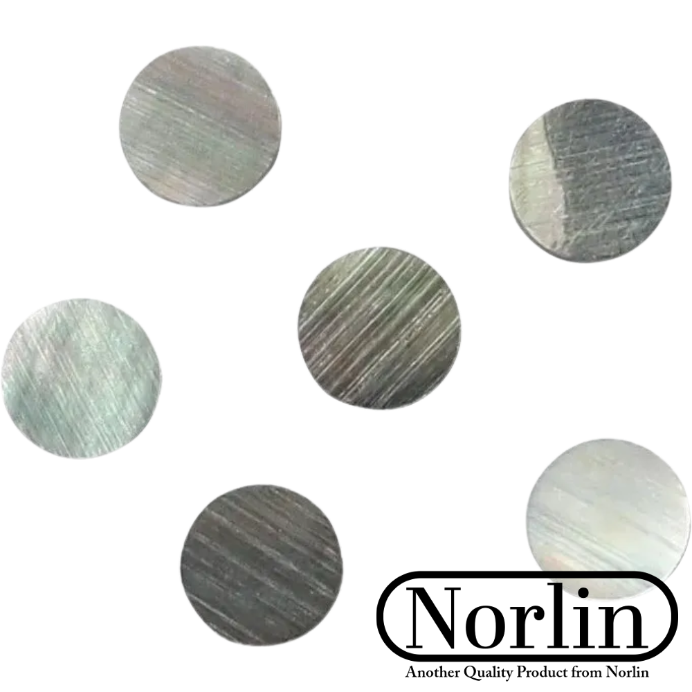 Black-Lip Pearl Oyster Side Position Dots & Inlays for Guitar (10-Pack) Randy's LLC