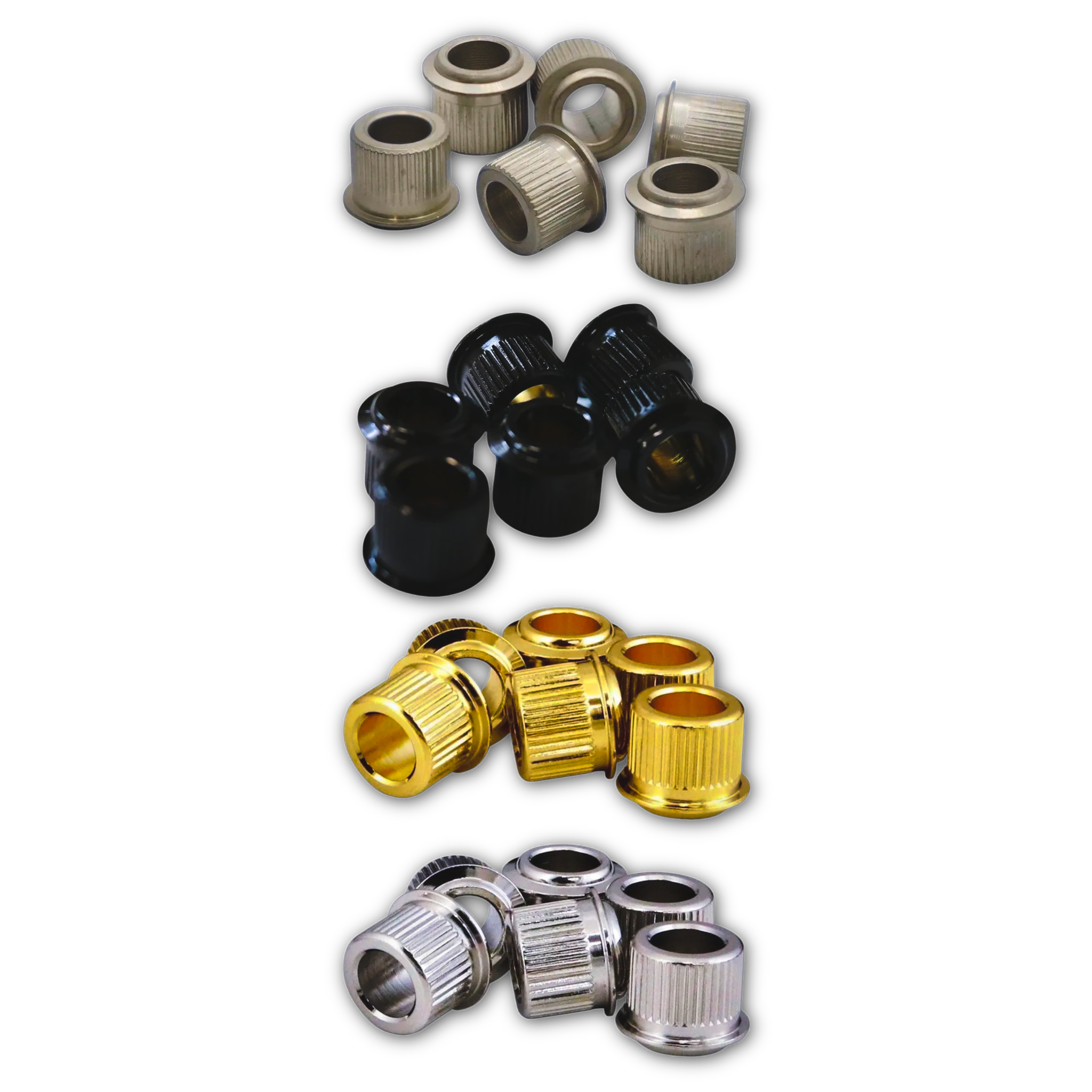 Tuner & Machine Head Conversion Bushings (Round) - Fits Gibson® Randy's LLC