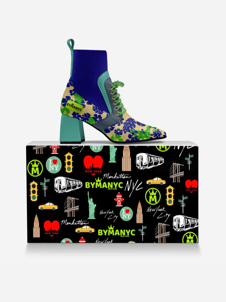 BYMANYC ® NYC Times Square Pulse: Vegan Women's Booties of Intense Luxury BYMANYC ® New York
