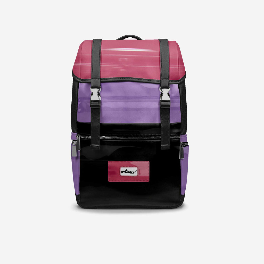 BYMANYC ® New York – NYC COUTURE Backpack in Berry & Violet Storm BYMANYC ® New York