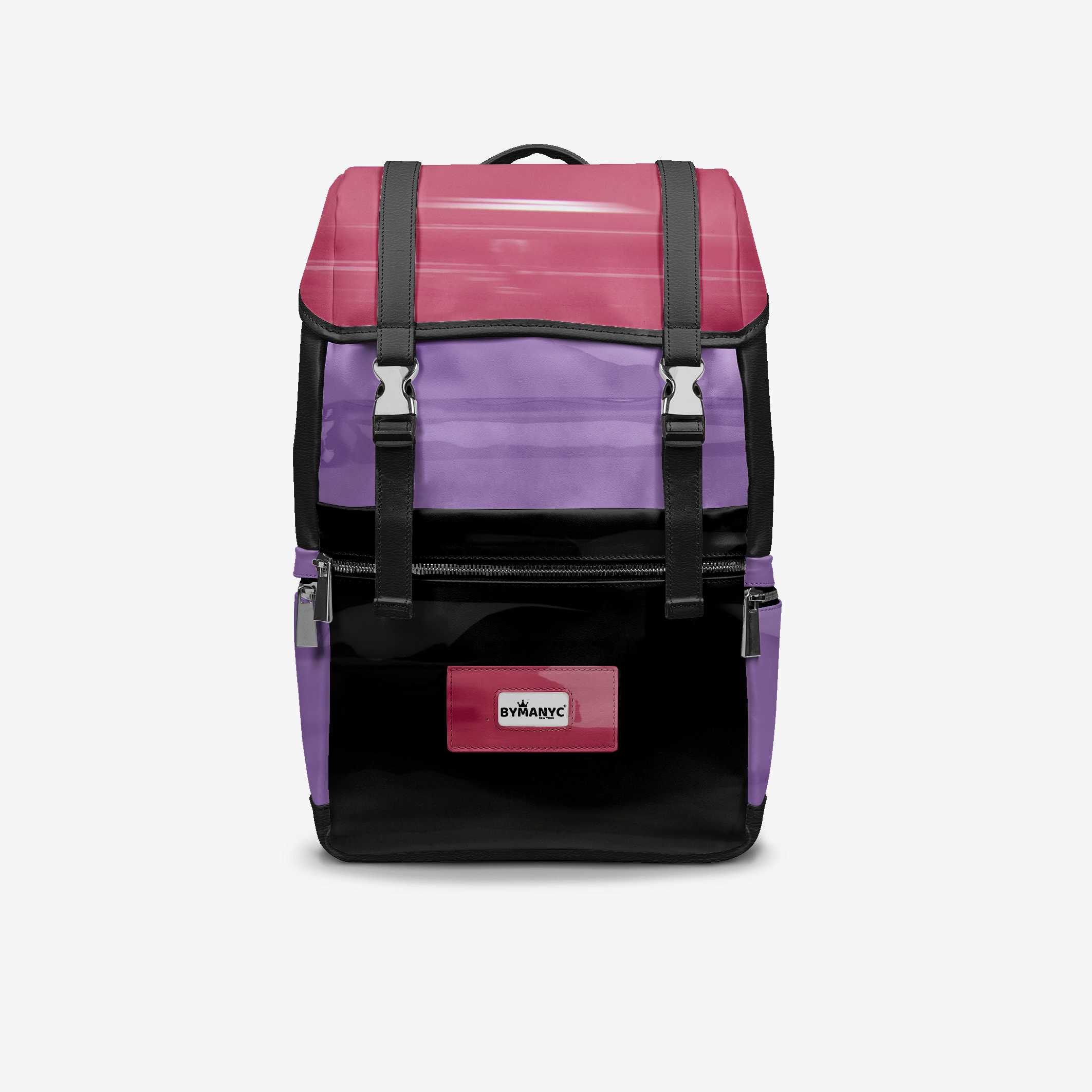 BYMANYC ® New York – NYC COUTURE Backpack in Berry & Violet Storm BYMANYC ® New York