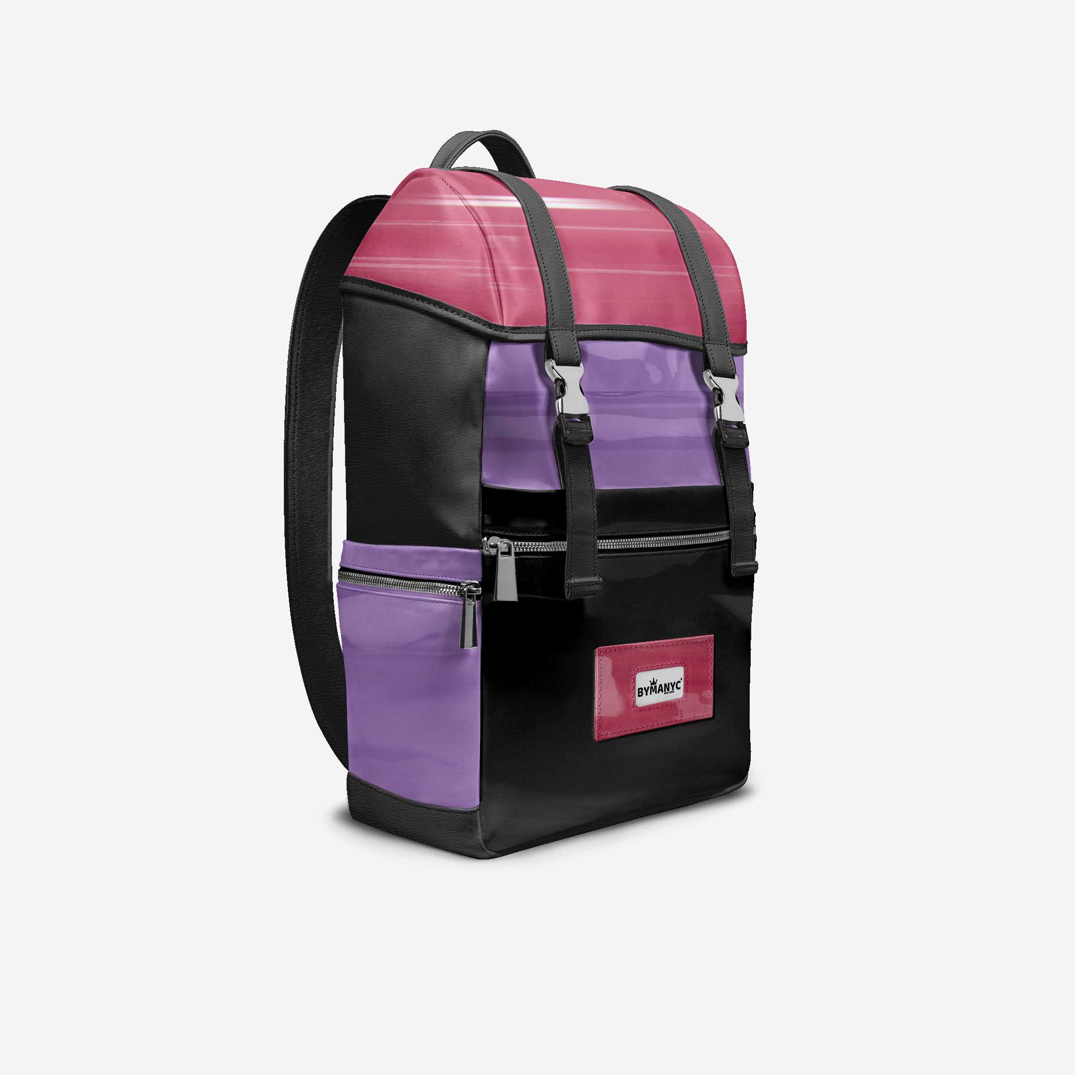 BYMANYC ® New York – NYC COUTURE Backpack in Berry & Violet Storm BYMANYC ® New York