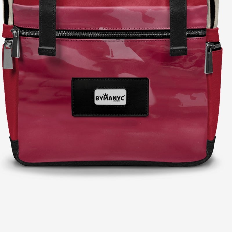 BYMANYC ® New York – NYC COUTURE Backpack in Fierce Red & Noir Zebra BYMANYC ® New York