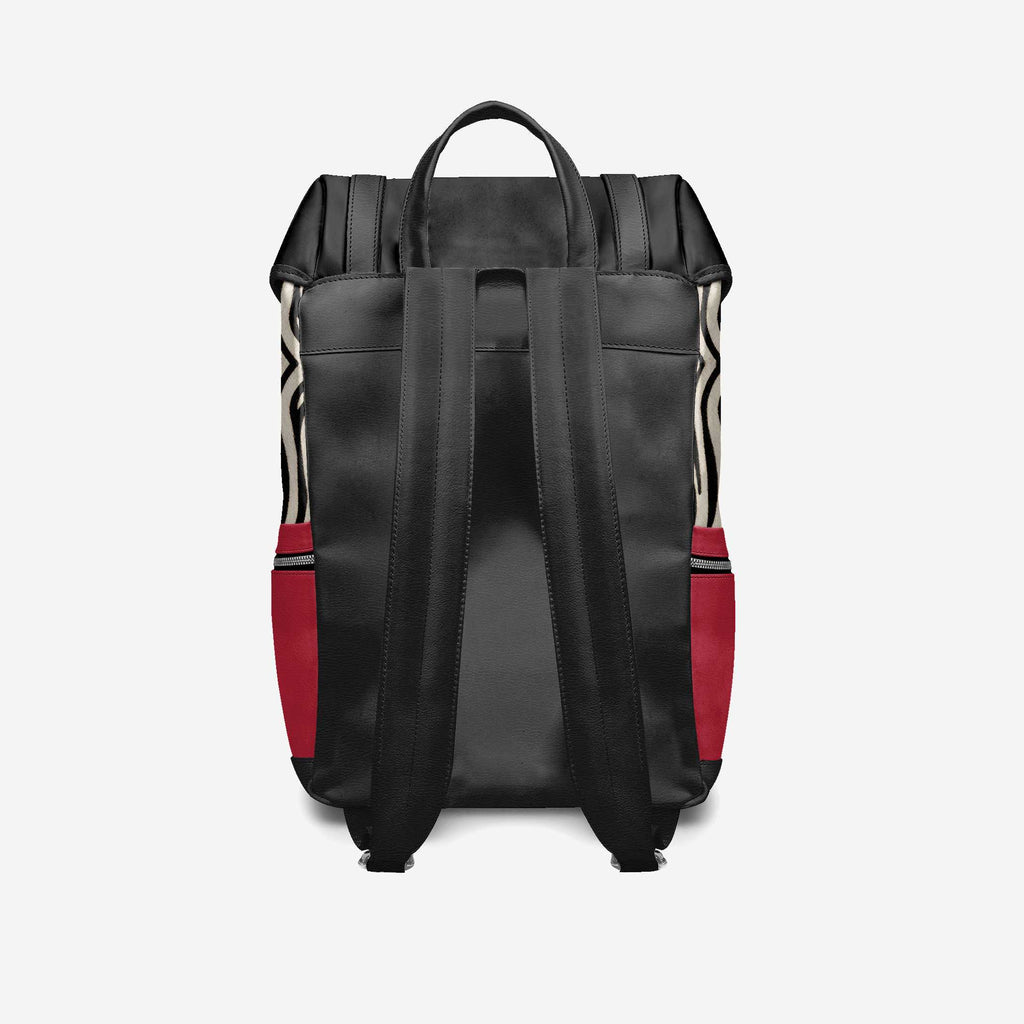 BYMANYC ® New York – NYC COUTURE Backpack in Fierce Red & Noir Zebra BYMANYC ® New York