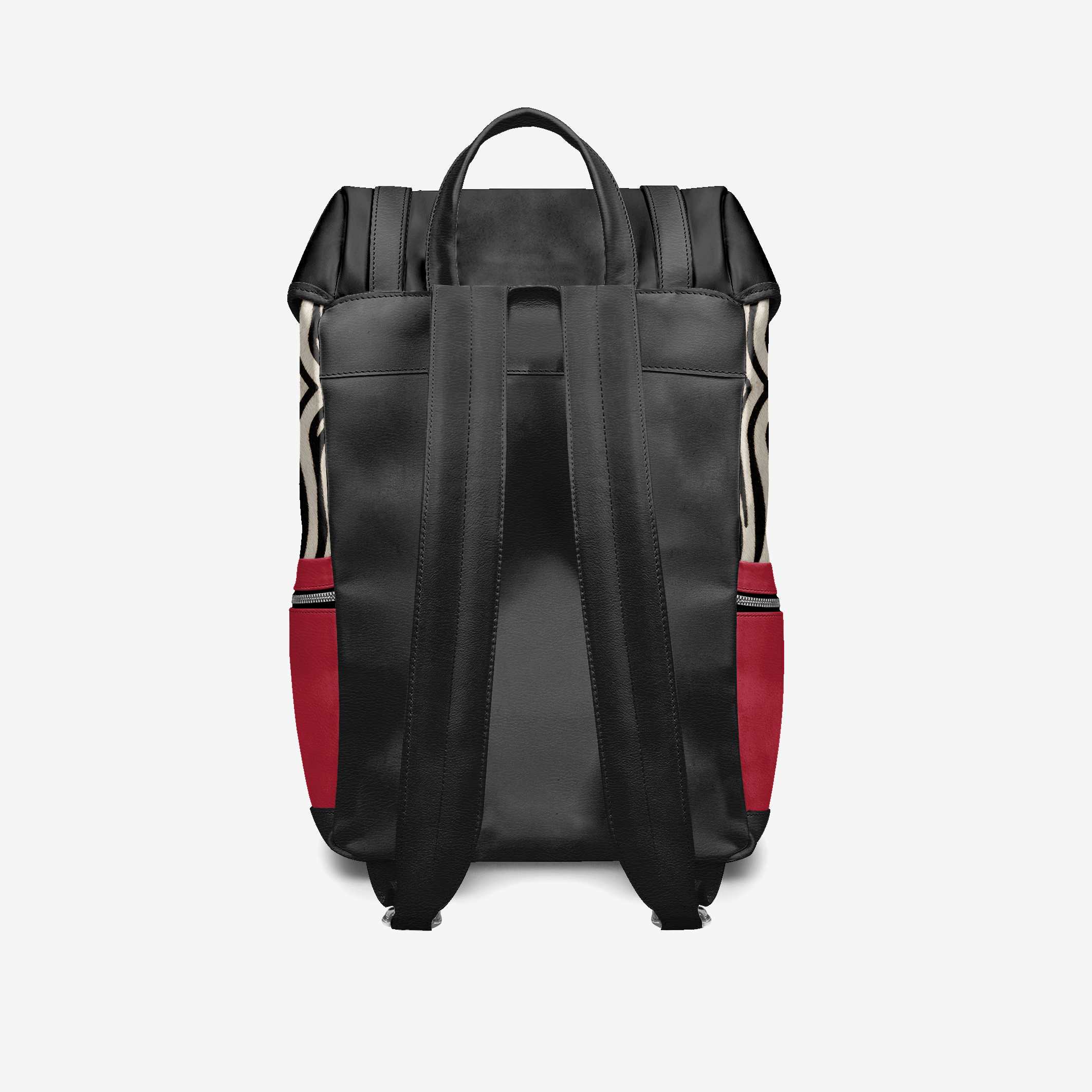 BYMANYC ® New York – NYC COUTURE Backpack in Fierce Red & Noir Zebra BYMANYC ® New York