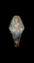 Goddess Bundle - Art Piece - Acrylic Paint - feathers - crystals - loose herbs