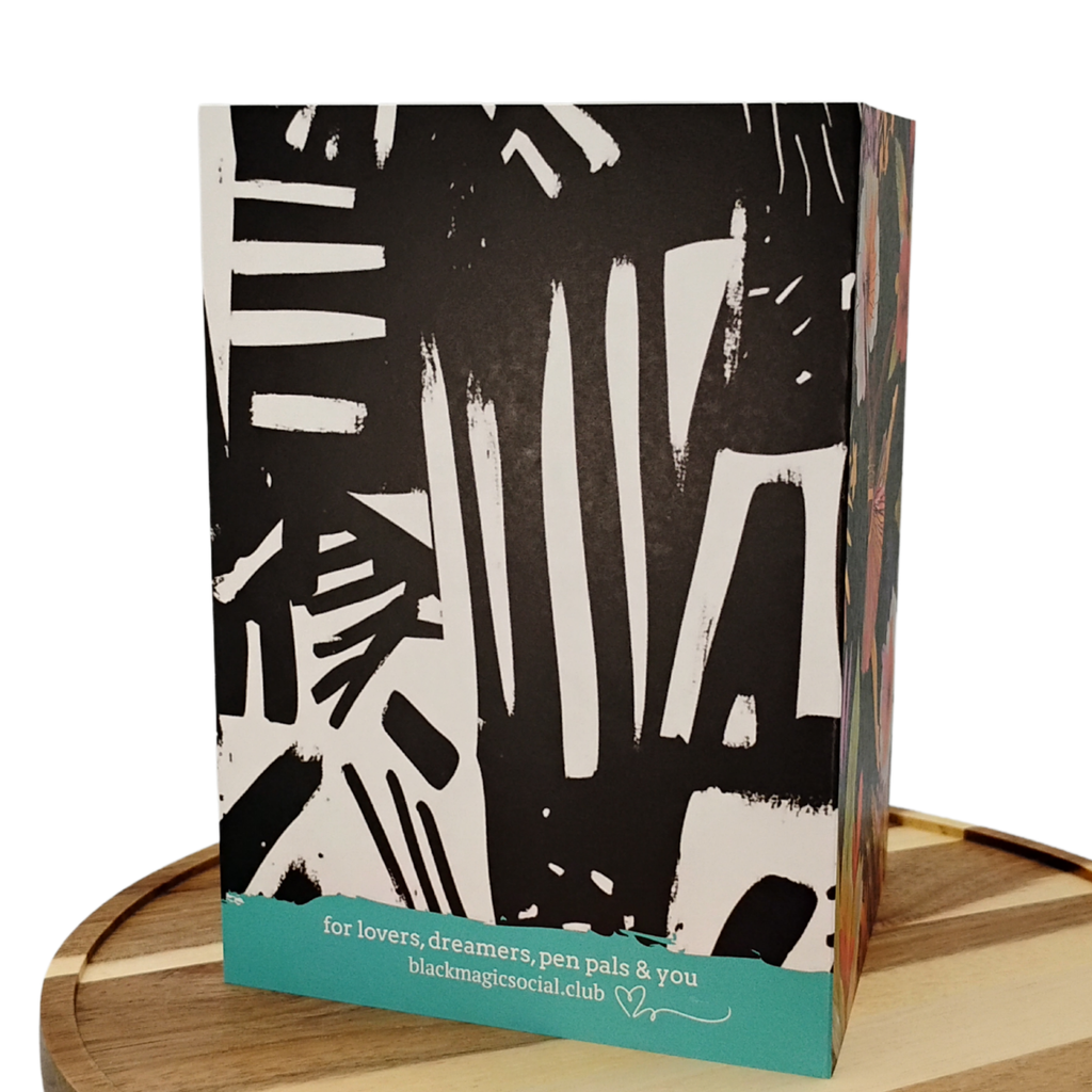 Black Ballerina Greeting Card - Dance-Inspired Card for All Occasions Black Magic Social Club