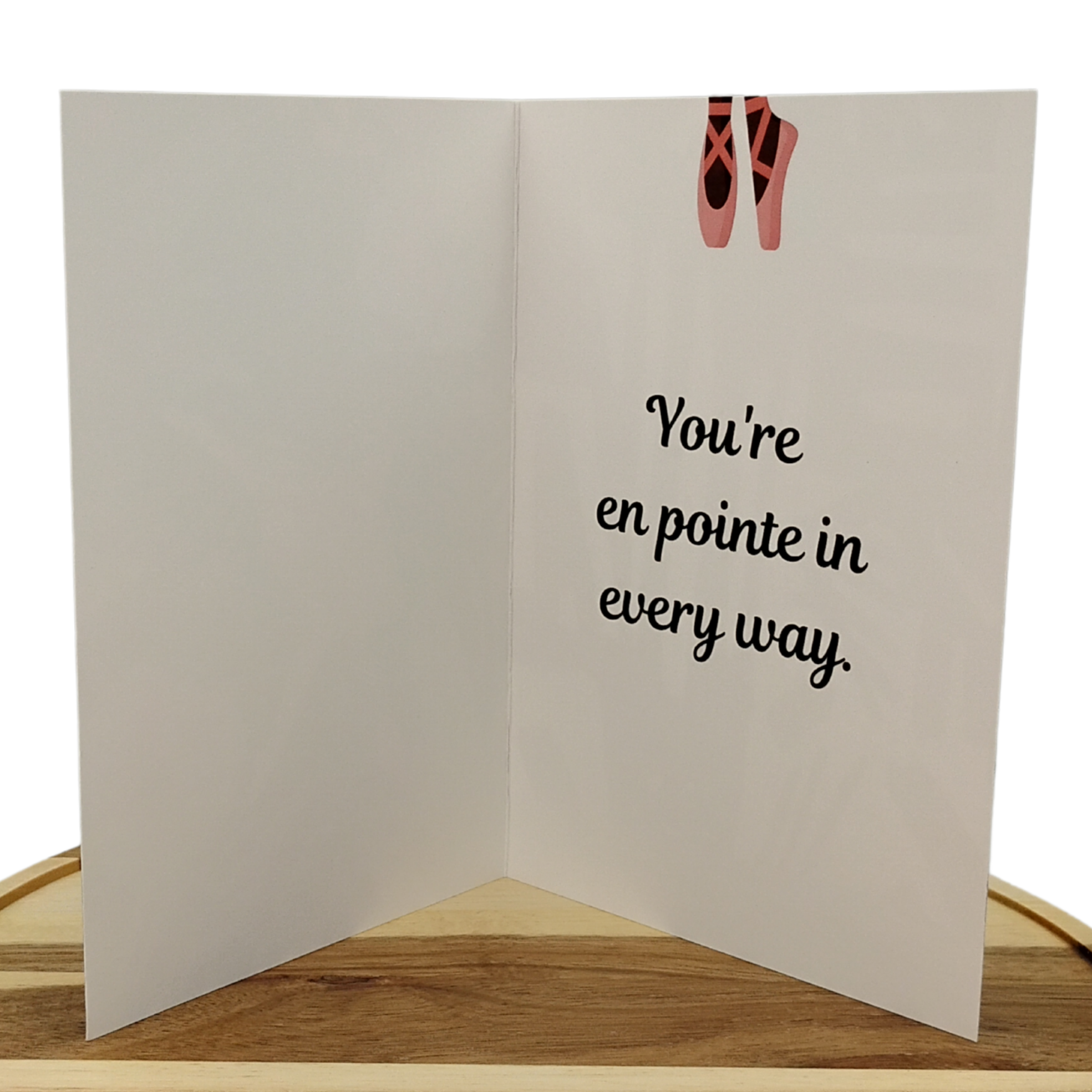 Black Ballerina Greeting Card - Dance-Inspired Card for All Occasions Black Magic Social Club