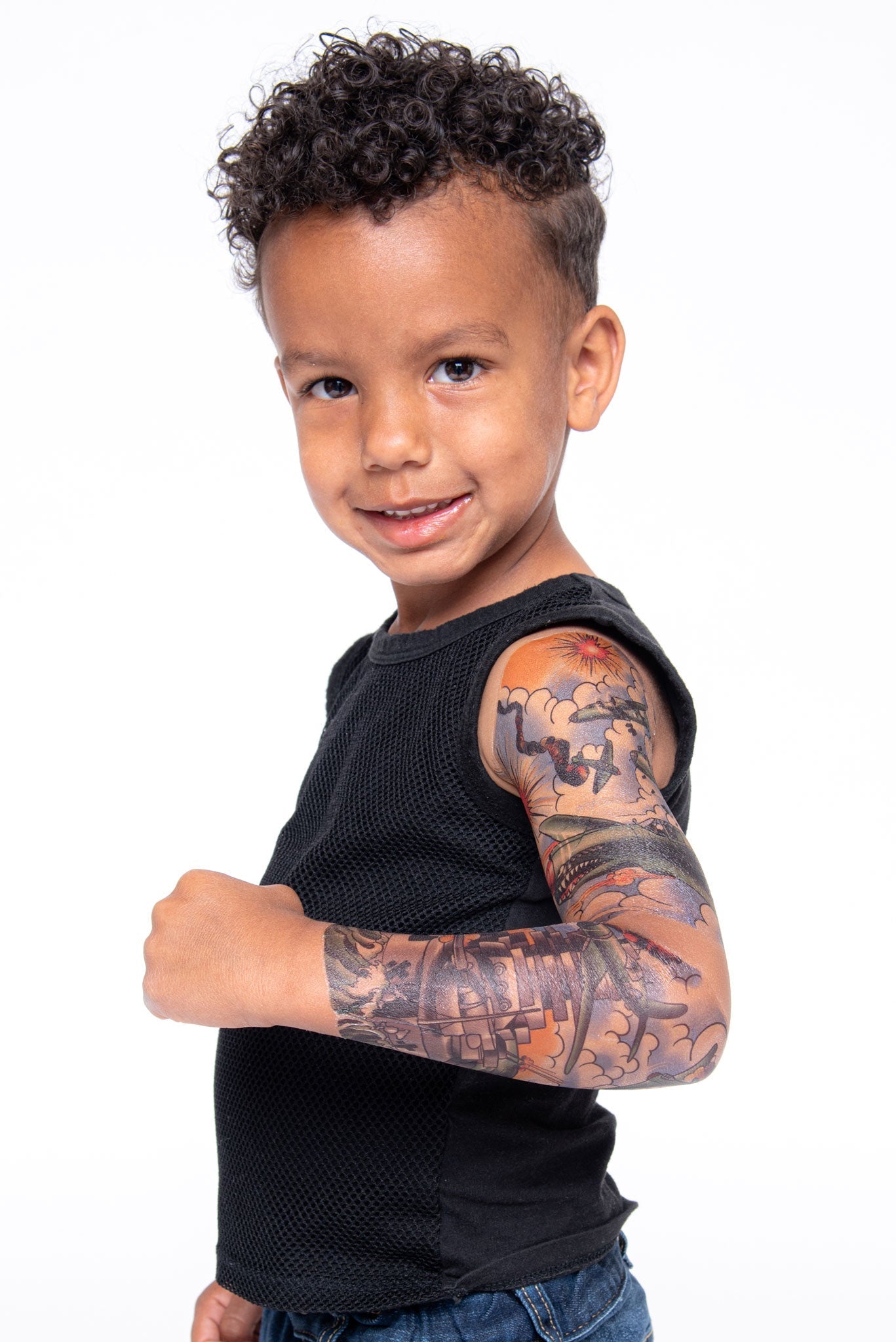 Battle Stations Full Sleeve Tattoo