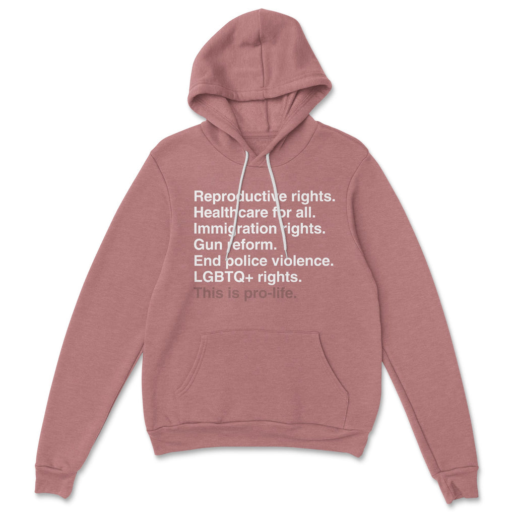 Reproductive Rights Pullover Fleece Kind Cotton
