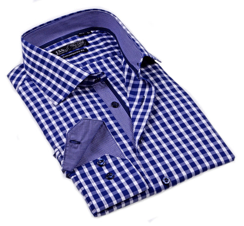 Big & Tall Shirt // Contrast Details - Final Sale LEVINAS® Official