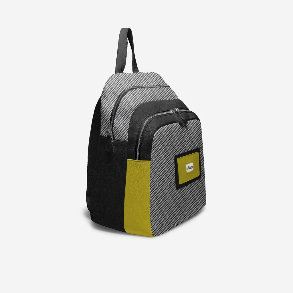 Black & Yellow Vegan Backpack BYMANYC ® New York – Italy Made BYMANYC ® New York