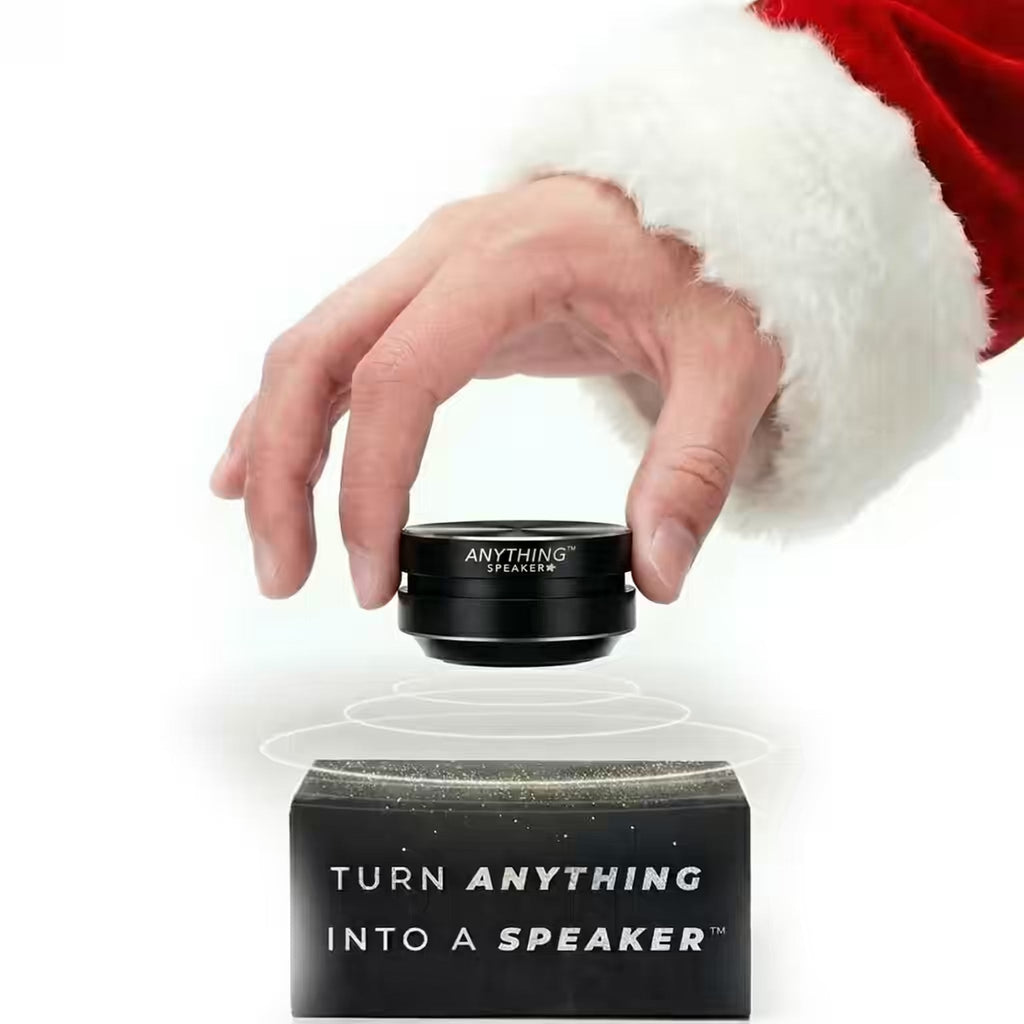 Turn Anything Into A Speaker! Bluetooth, Portable, Vibration-Powered Sound Anything Speaker