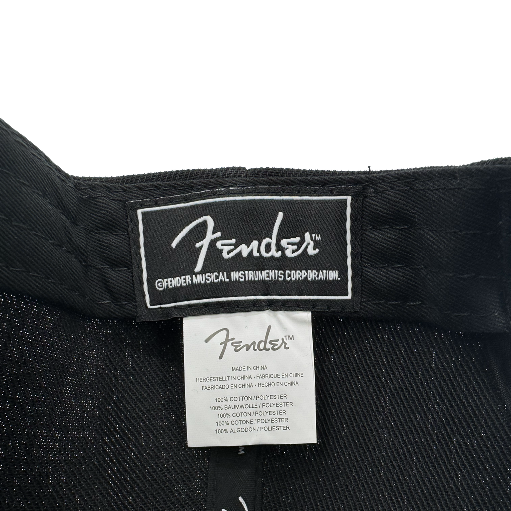Fender Black Flat Bill Hat Pluginz Keychains