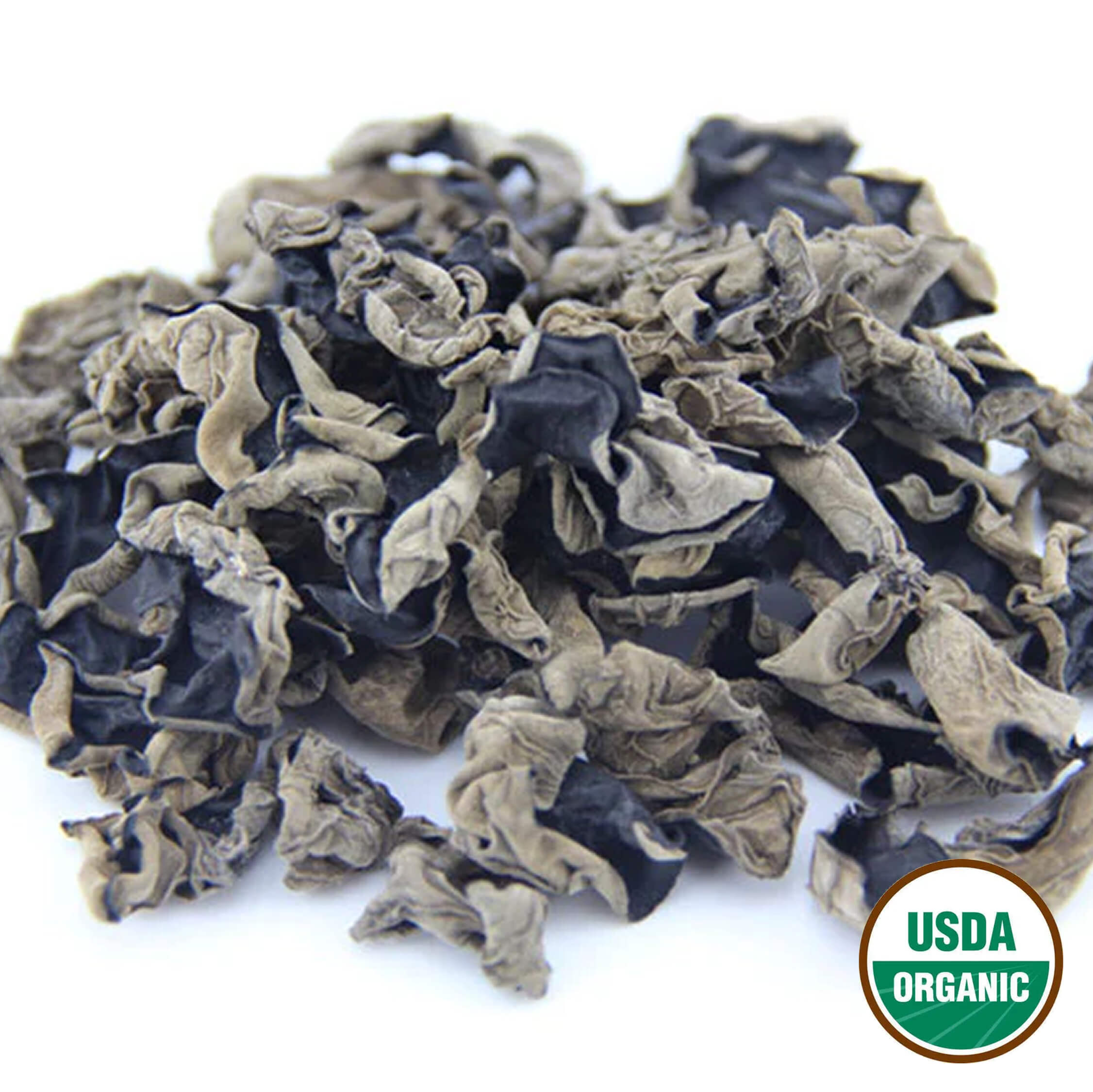 Wood Ear (Black Fungus) - Auriculariae Fructificatio - Hei Mu Er - Organic Grade Clear Source Herbs