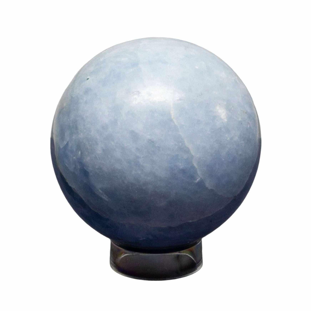 Blue Calcite Crystal Sphere Throat Chakra Calm Stone Crystal Destiny