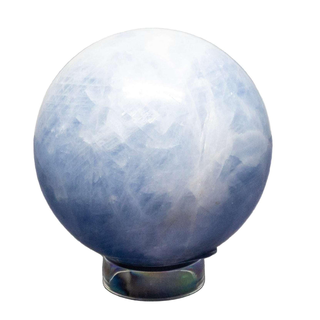 Blue Calcite Spheres 72-93mm Crystal Destiny