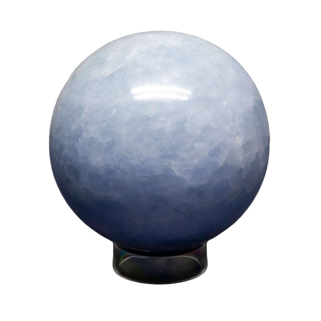 Blue Calcite Spheres 72-93mm Crystal Destiny