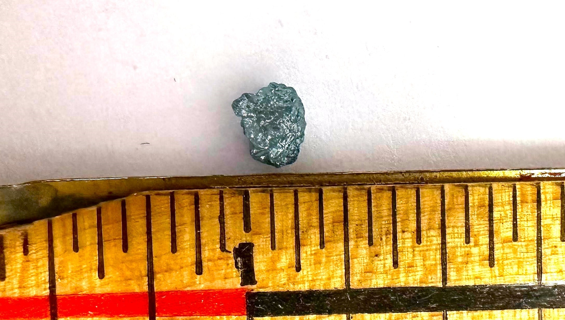Blue Diamond Rough Facet Canadian .75 carat 4mm Raw rocksolidfossils