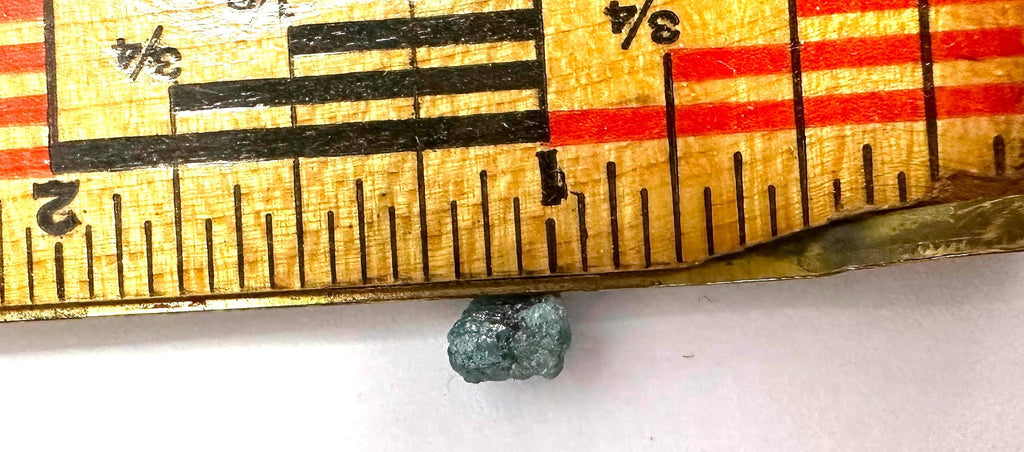 Blue Diamond Rough Facet Canadian 1 carat 6mm Raw rocksolidfossils