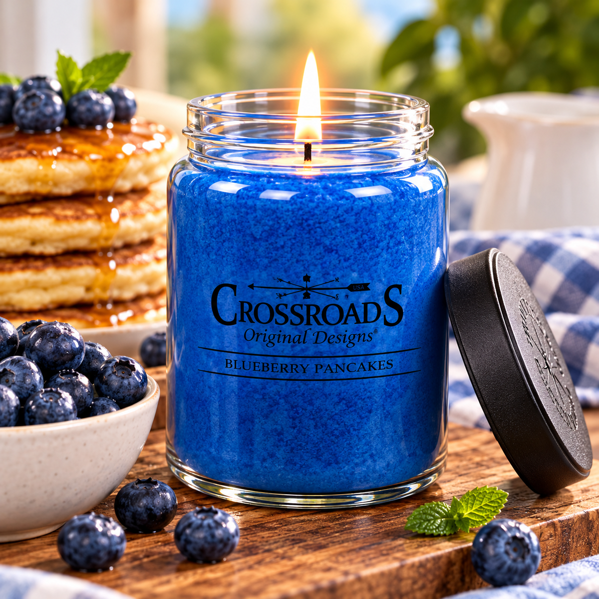 Crossroads Blueberry Pancakes - 26 oz. Candle FashionMojos.com