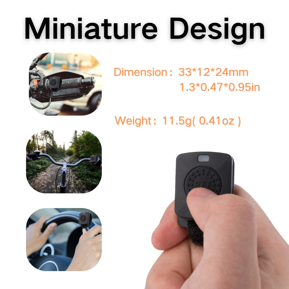 Ruyage Bluetooth PTT Transmit Button for Zello Walkie Talkie App Ruyage Radio