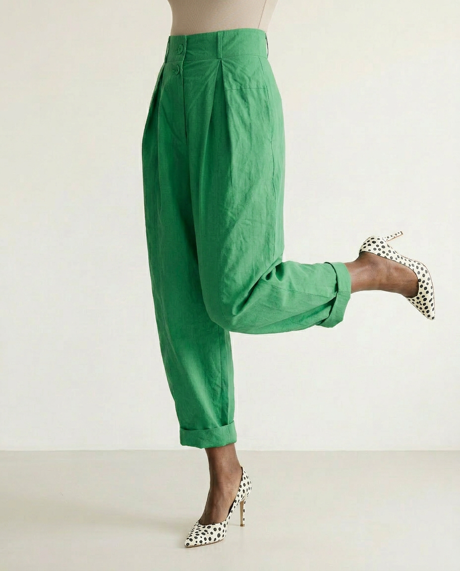 Free Spirit Cotton Harem Pants Boho Brown