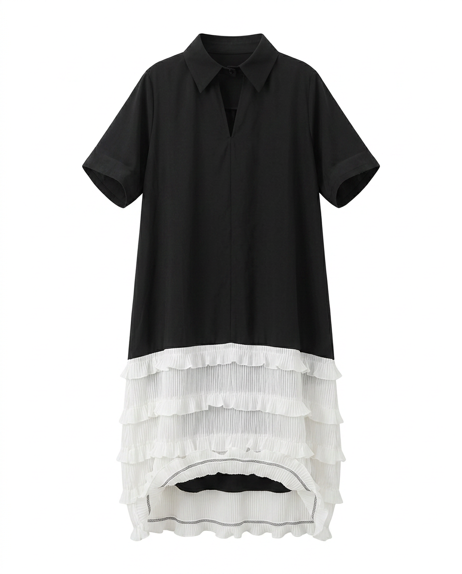 Liberated Tiered Contrast Maxi Dress Boho Brown