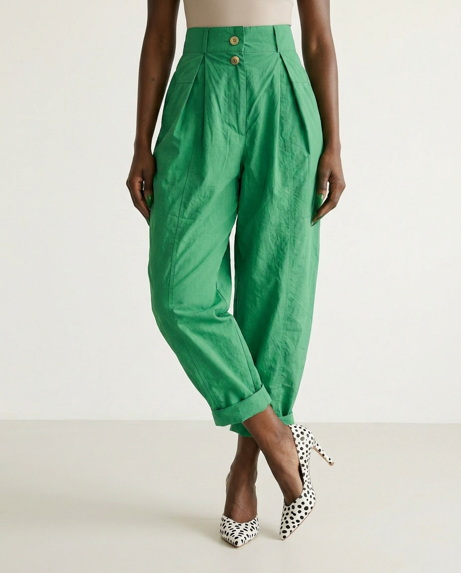Free Spirit Cotton Harem Pants Boho Brown