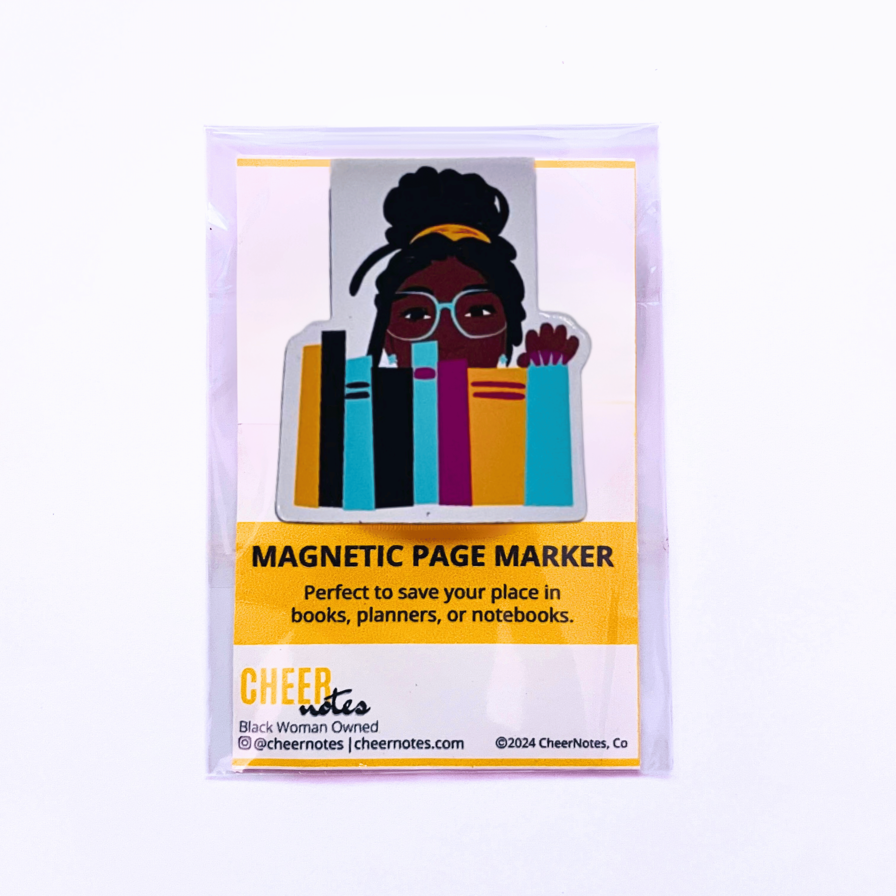Bookshelf Magnetic Page Marker CheerNotes