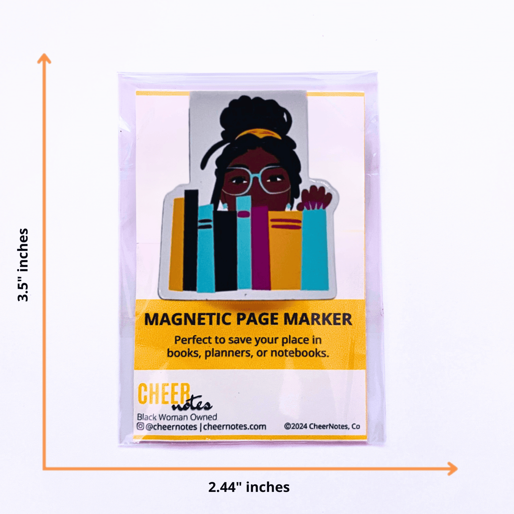 Bookshelf Magnetic Page Marker CheerNotes