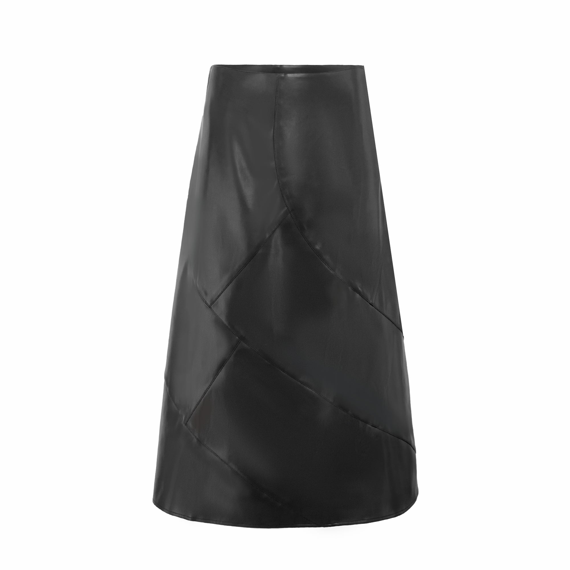 LEATHER SEAM SKIRT profile-nyc