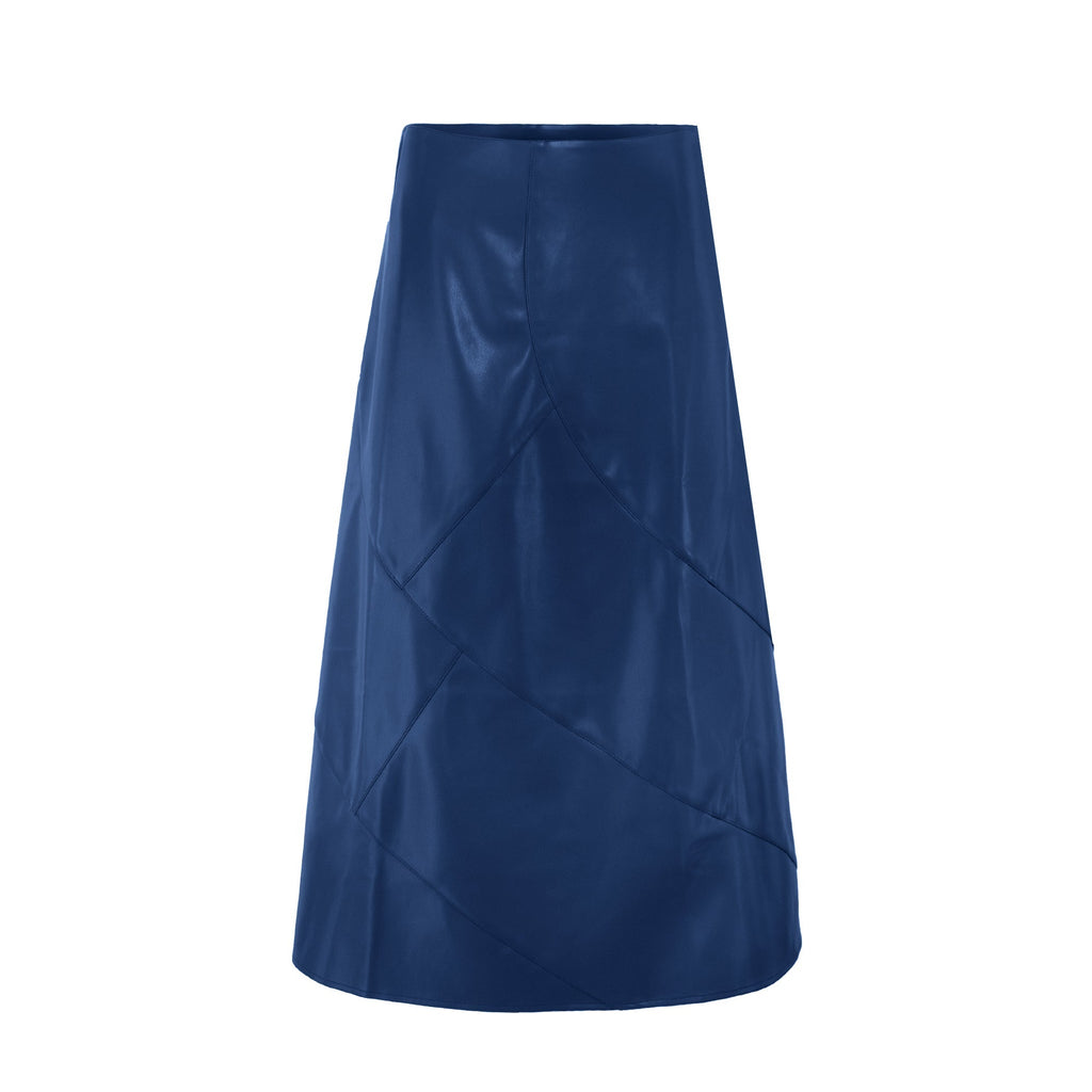 LEATHER SEAM SKIRT profile-nyc