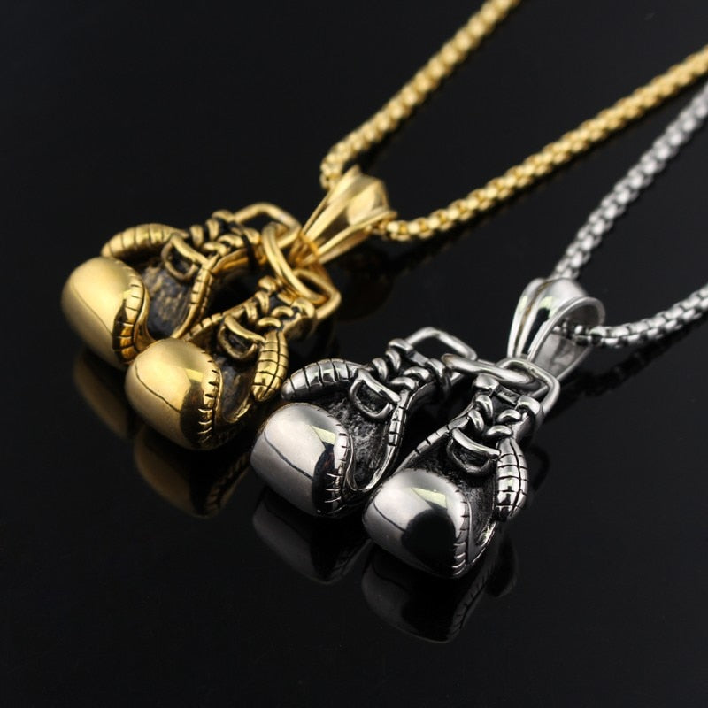 Boxing Gloves Necklace Gentleman.Clothing