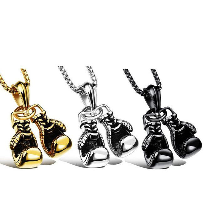 Boxing Gloves Necklace Gentleman.Clothing