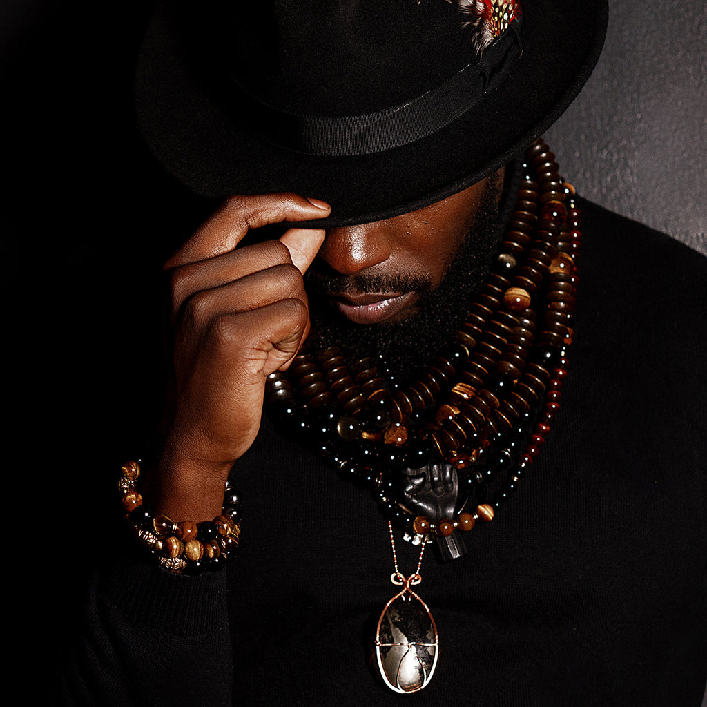 Tourmaline Wrist Wear Adorned In Taji